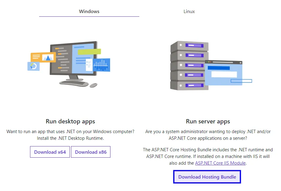 Download hosting bundle
